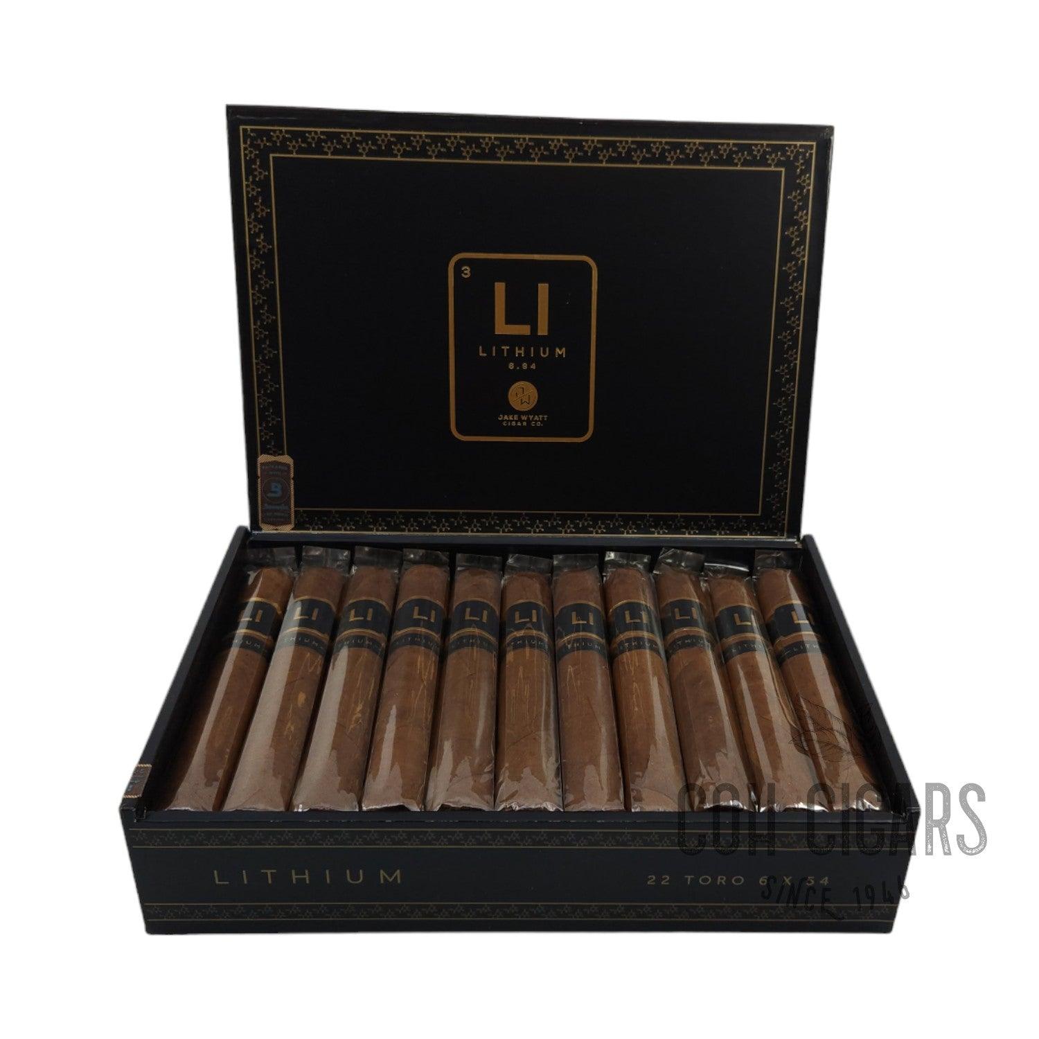 Lithium 6.94 Toro | Box 22 | Jake Wyatt cigar - HK CohCigars