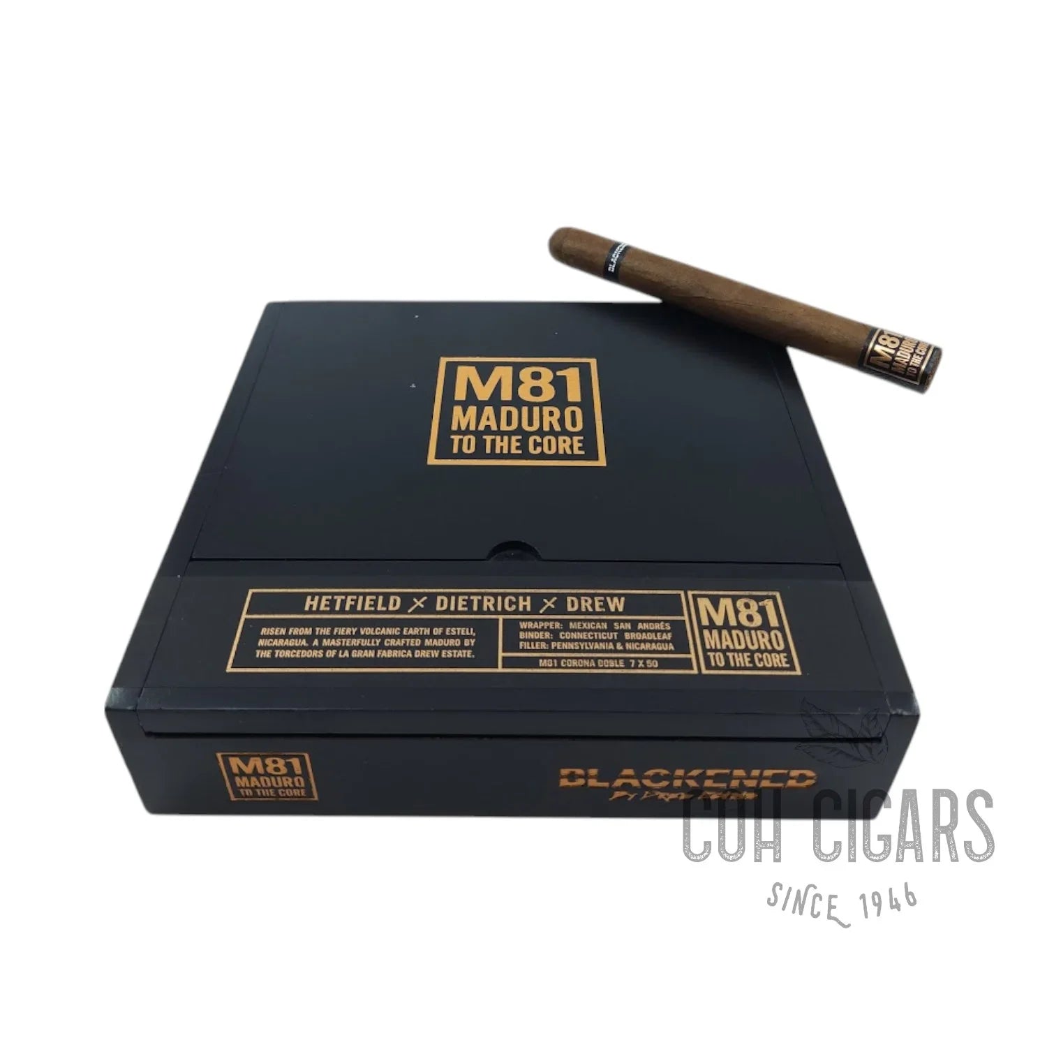 M81 Corona Double | Box 20 | Blackened Cigars - HK CohCigars -雪茄