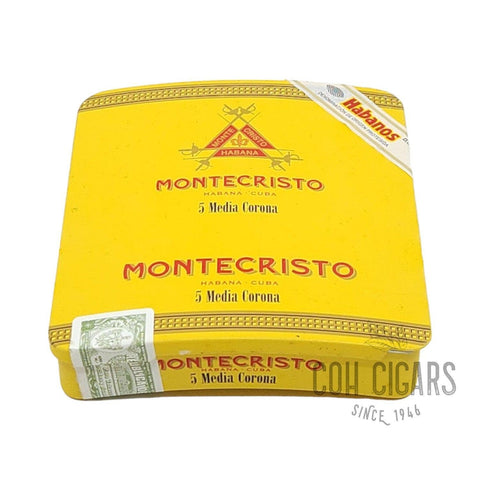Media Corona Tin | Box 5x5 | Montecristo Cigars - HK CohCigars -雪茄