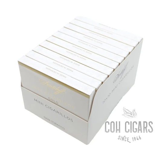Mini Cigarillos Gold | Box 10x10 | Davidoff Cigars - HK CohCigars -雪茄