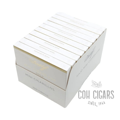 Mini Cigarillos Gold | Box 10x10 | Davidoff Cigars - HK CohCigars -雪茄