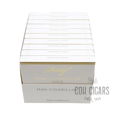 Mini Cigarillos Gold | Box 10x10 | Davidoff Cigars - HK CohCigars -雪茄