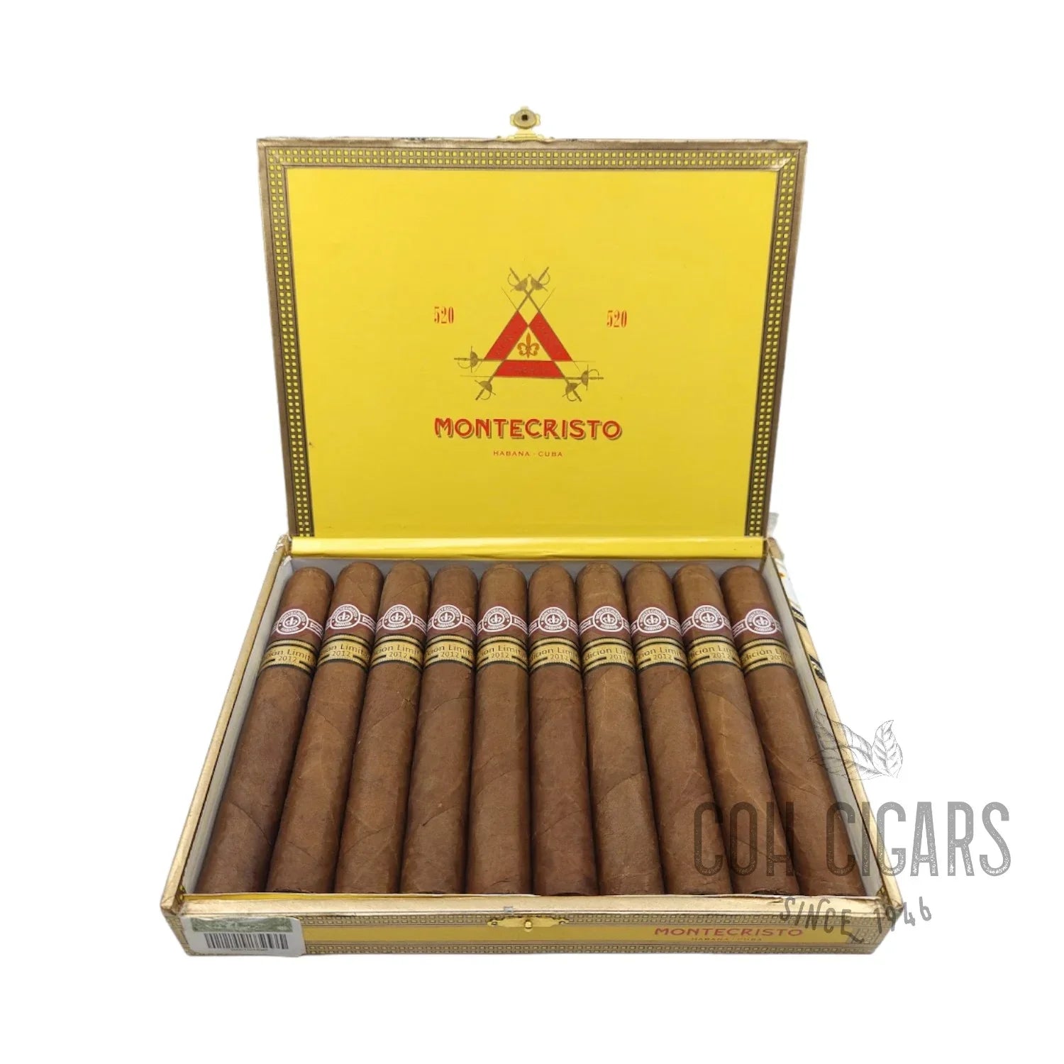 Montecristo 520 | Box 10 | Montecristo Cigars - HK CohCigars -雪茄