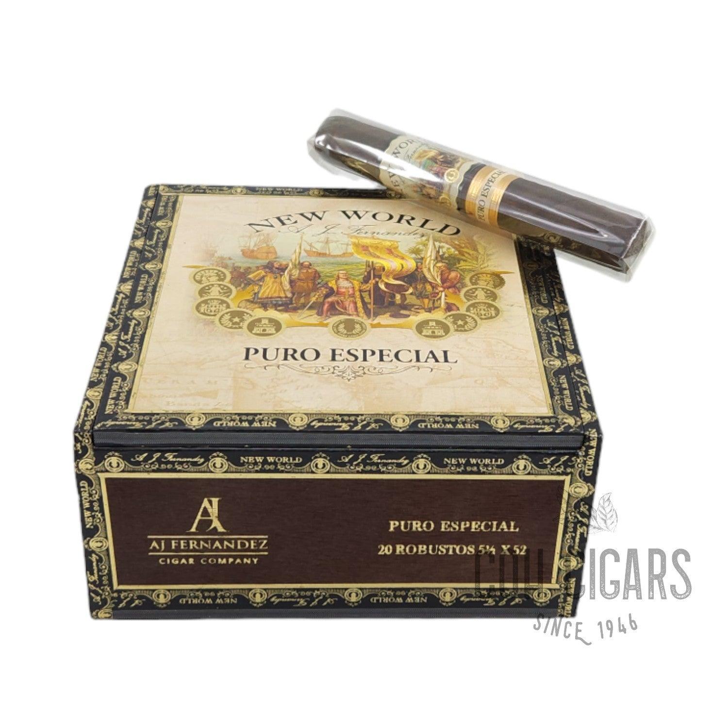New World Puro Especial Robusto | Box 20 | AJ Fernandez cigar - HK CohCigars