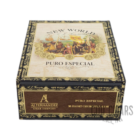 New World Puro Especial Short Churchill | Box 20 | AJ Fernandez Cigars