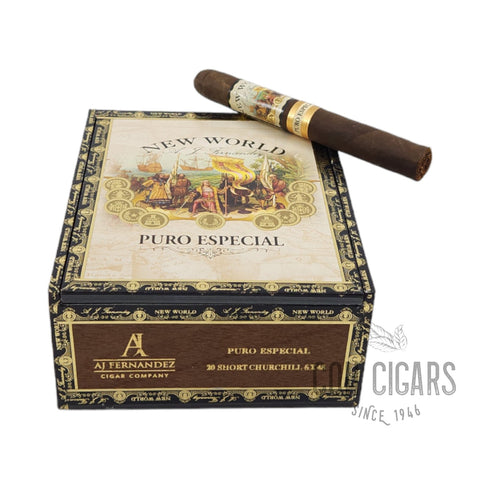 New World Puro Especial Short Churchill | Box 20 | AJ Fernandez Cigars