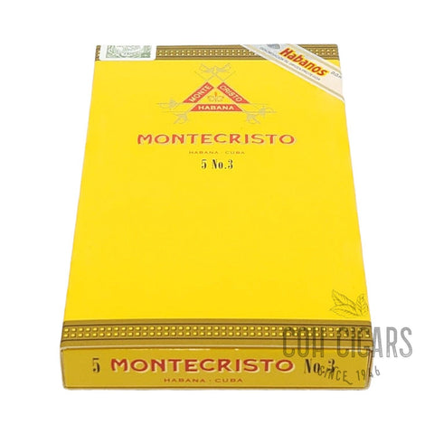 No.3 | Box 5x5 | Montecristo cigar - HK CohCigars