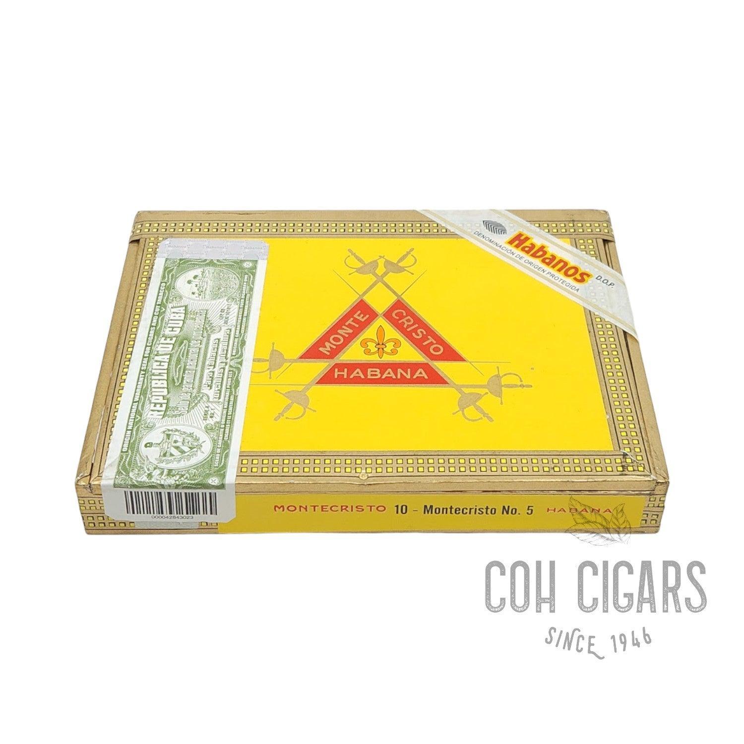 No.5 | Box 10 | Montecristo Cigars - HK CohCigars -雪茄