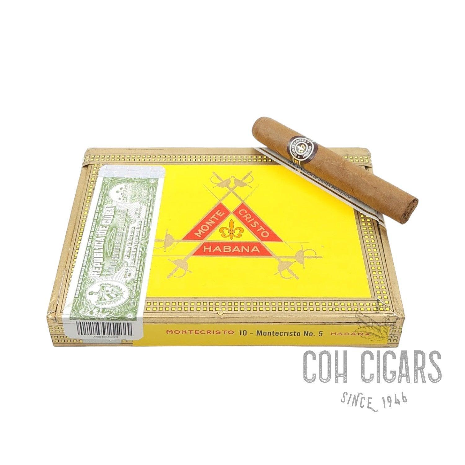 No.5 | Box 10 | Montecristo Cigars - HK CohCigars -雪茄