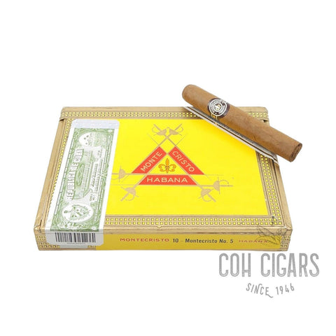 No.5 | Box 10 | Montecristo Cigars - HK CohCigars -雪茄