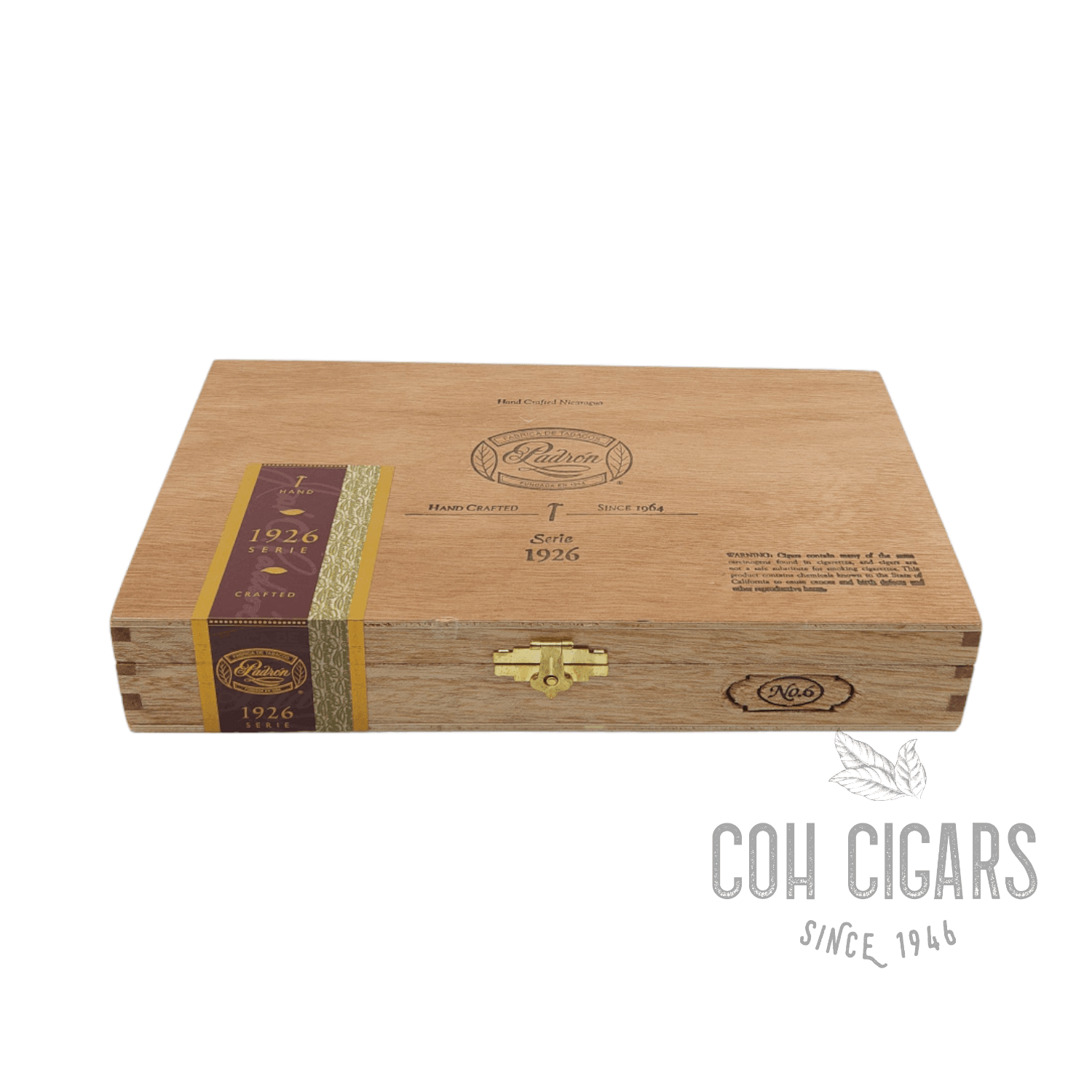 No.6 Natural 1926 | Box 24 | Padron Cigars - HK CohCigars -雪茄