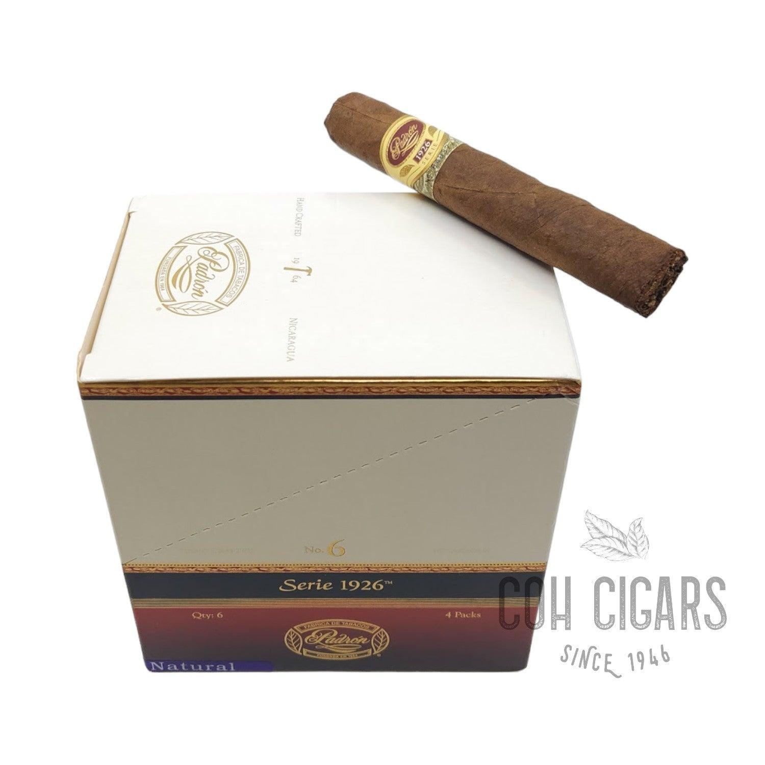 No.6 Natural 1926 | Box 4x6 | Padron Cigars - HK CohCigars -雪茄