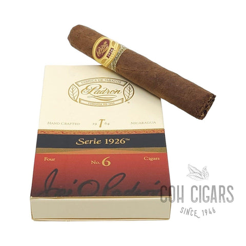 No.6 Natural 1926 | Box 4x6 | Padron Cigars - HK CohCigars -雪茄