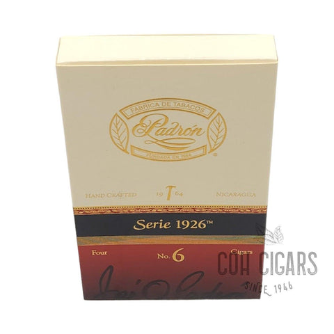 No.6 Natural 1926 | Box 4x6 | Padron Cigars - HK CohCigars -雪茄