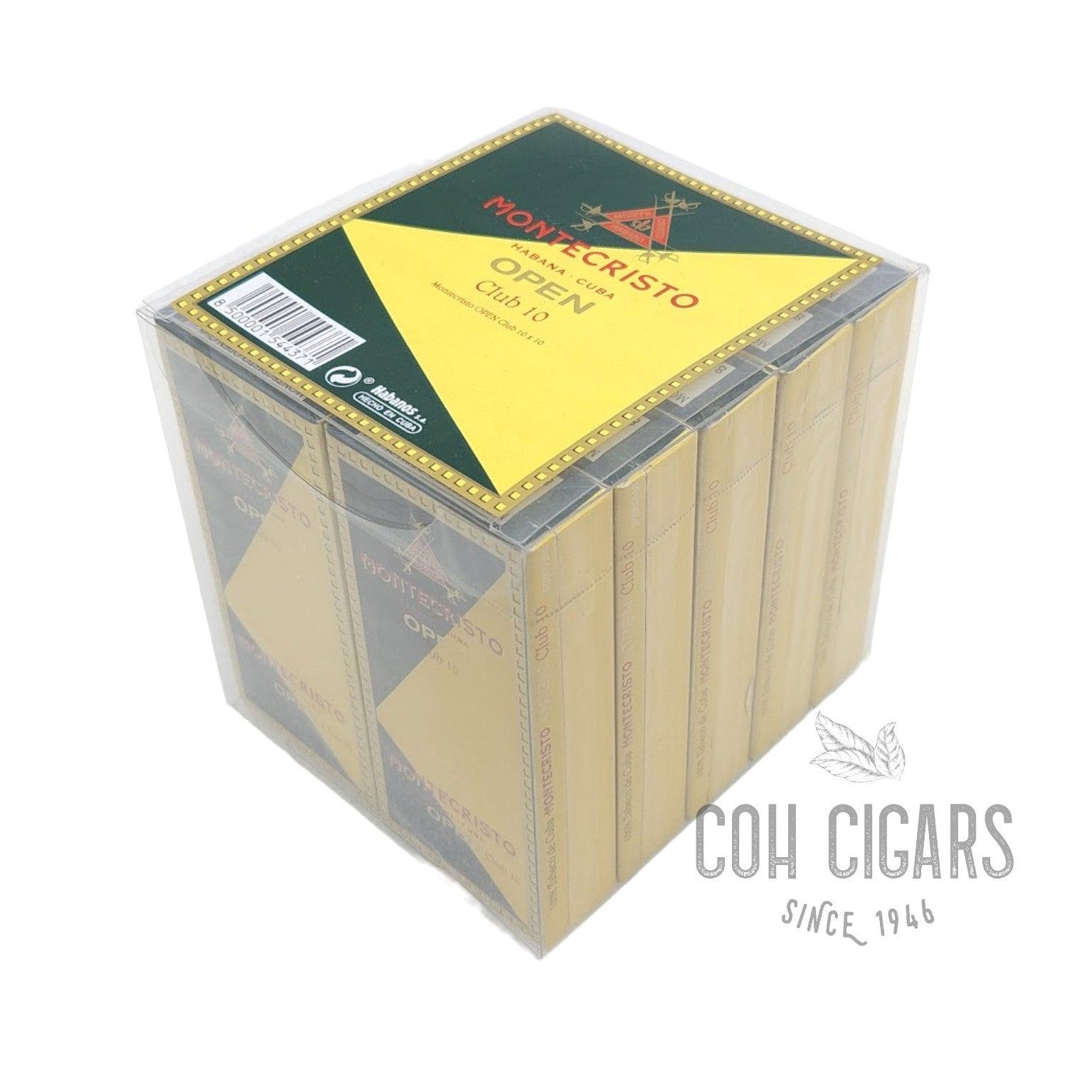 Open Club (10 x 10) | Box 100 | Montecristo cigar - HK CohCigars