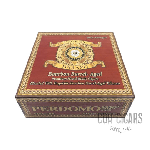 Perdomo Cigar | Bourbon Barrel Aged Connecticut Epicure | Box 24 - HK CohCigars