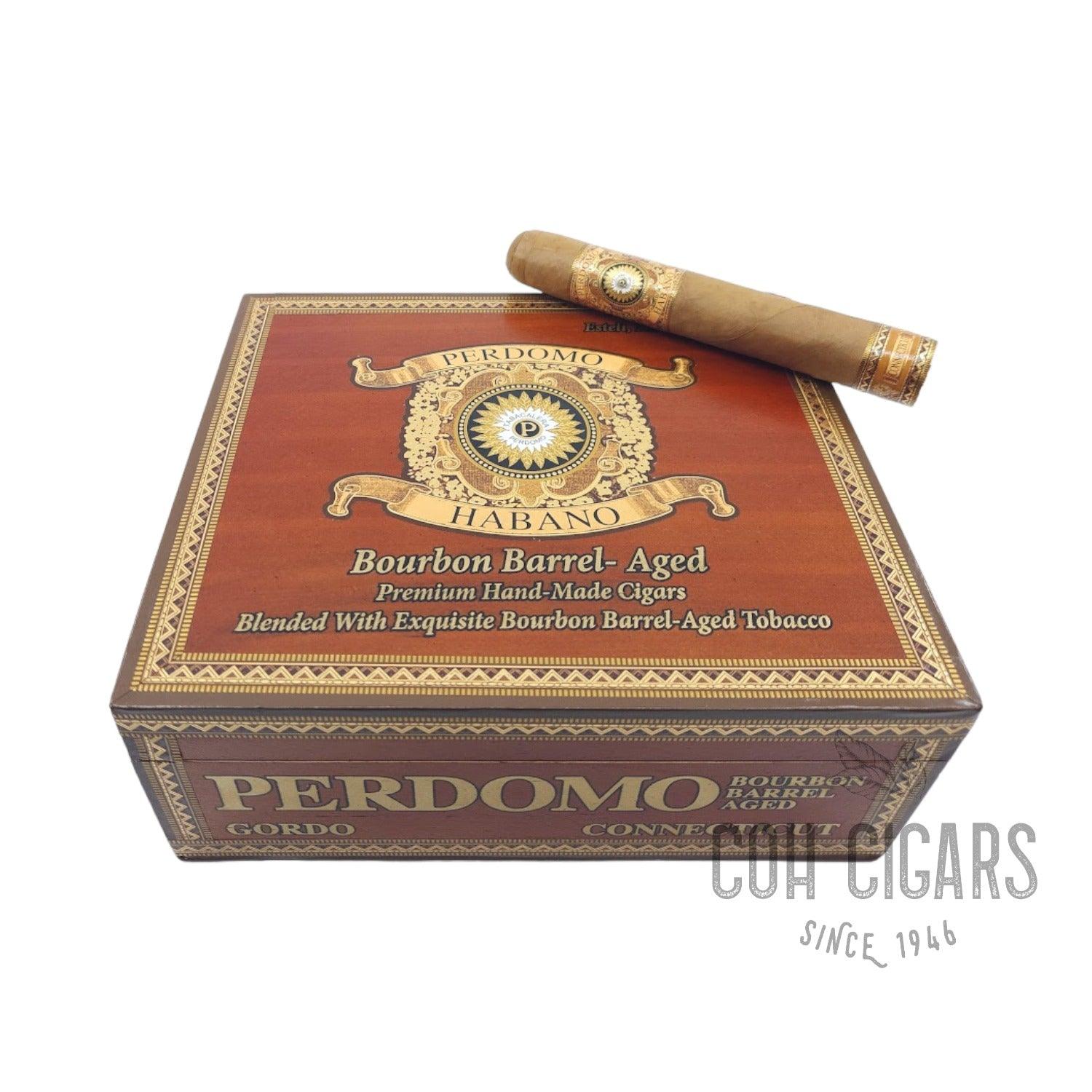Perdomo Cigar | Bourbon Barrel Aged Connecticut Gordo | Box 24 - HK CohCigars