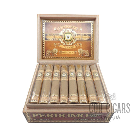 Perdomo Cigar | Bourbon Barrel Aged Connecticut Robusto | Box 24 - HK CohCigars