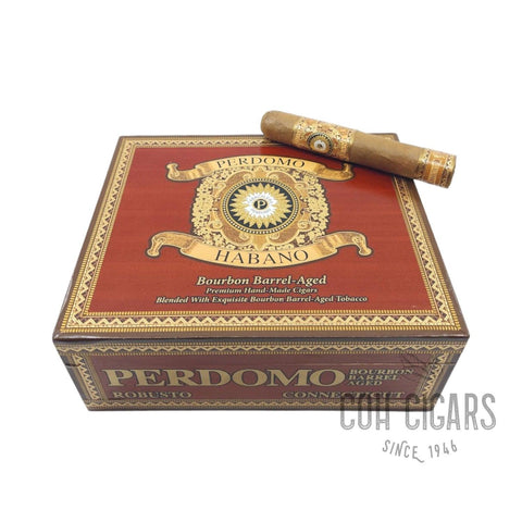 Perdomo Cigar | Bourbon Barrel Aged Connecticut Robusto | Box 24 - HK CohCigars