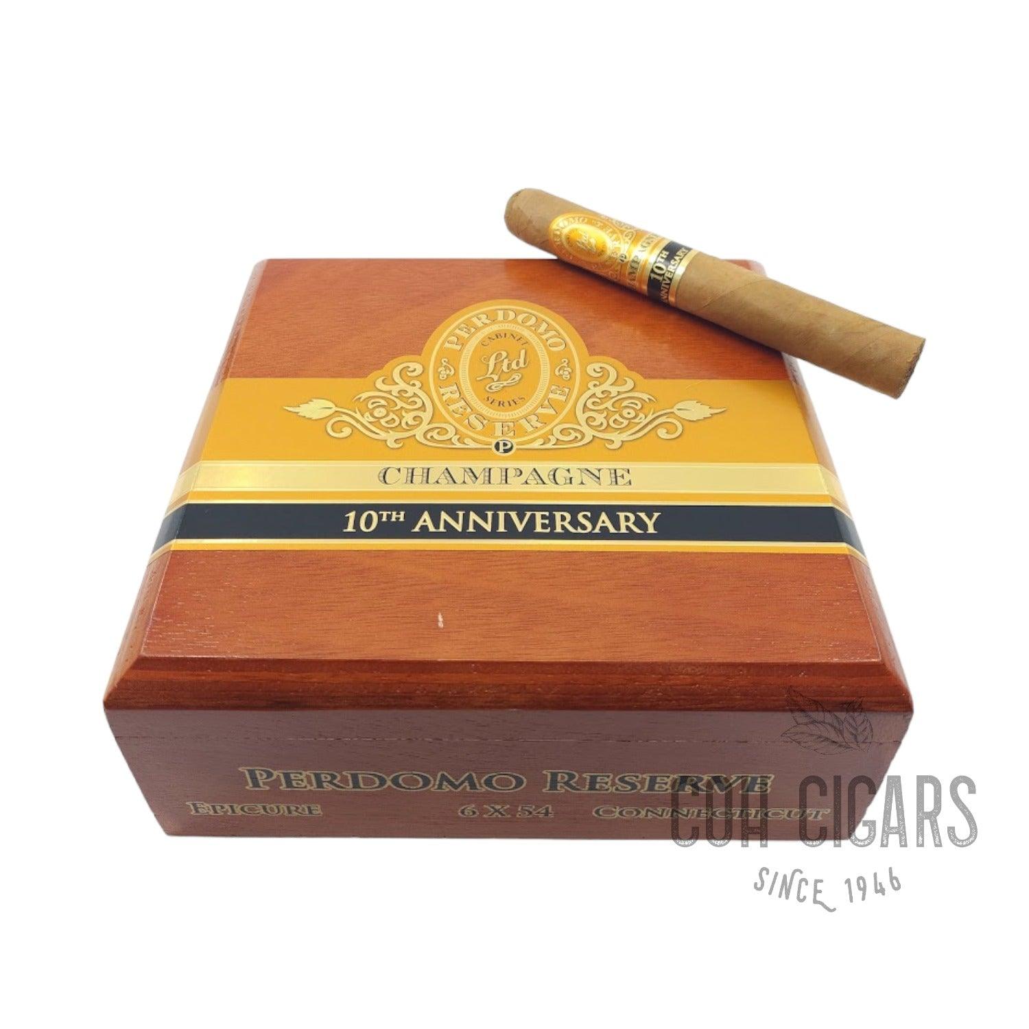 Perdomo Cigar | Reserve 10th Anniversary Champagne Epicure | Box 25 - HK CohCigars