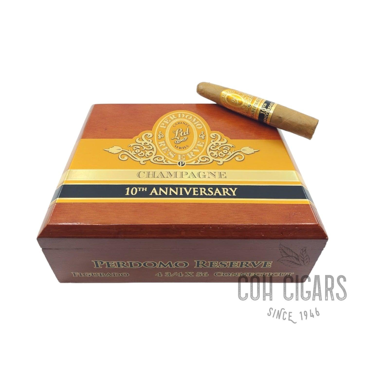 Perdomo Cigar | Reserve 10th Anniversary Champagne Figurado | Box 25 - HK CohCigars