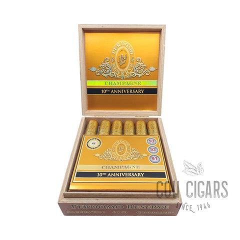 Perdomo Cigar | Reserve 10th Anniversary Champagne Magnum 50 Tubo | Box 12 - HK CohCigars