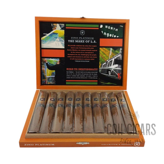 Platinum Collector's Edition LA CarCult "Raw" | Box 10 | Zino Cigars - HK CohCigars -雪茄