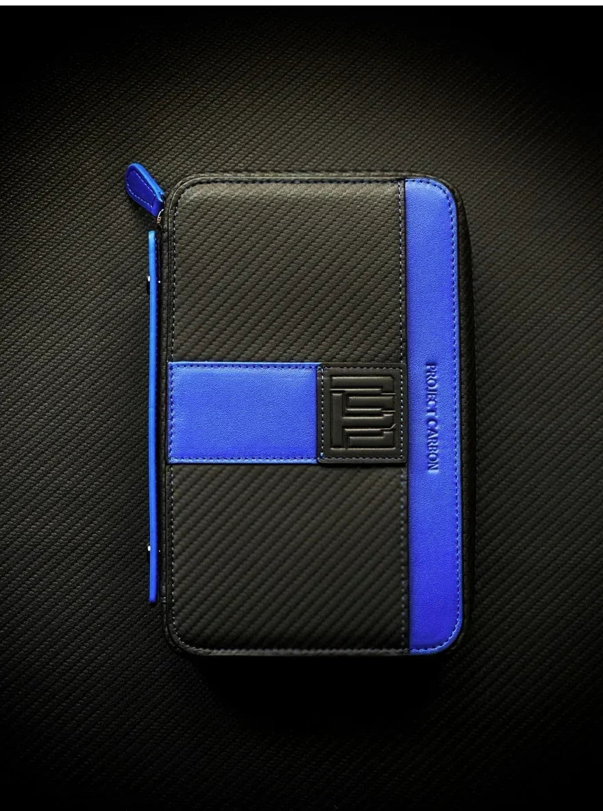 PROJECTCARBON | DRI CARBON SERIES - CARBON FIBER BLUE DESIGN TRAVEL CASE - HK CohCigars -雪茄