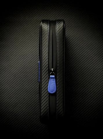 PROJECTCARBON | DRI CARBON SERIES - CARBON FIBER BLUE DESIGN TRAVEL CASE - HK CohCigars -雪茄