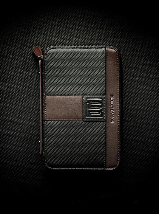 PROJECTCARBON | DRI CARBON SERIES - CARBON FIBER BROWN DESIGN TRAVEL CASE - HK CohCigars -雪茄