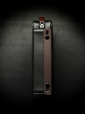 PROJECTCARBON | DRI CARBON SERIES - CARBON FIBER BROWN DESIGN TRAVEL CASE - HK CohCigars -雪茄