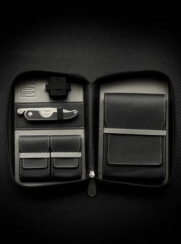 PROJECTCARBON | DRI CARBON SERIES - CARBON FIBER GREY DESIGN TRAVEL CASE - HK CohCigars -雪茄