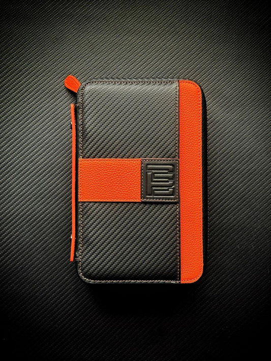 PROJECTCARBON | DRI CARBON SERIES - CARBON FIBER ORANGE DESIGN TRAVEL CASE - HK CohCigars -雪茄