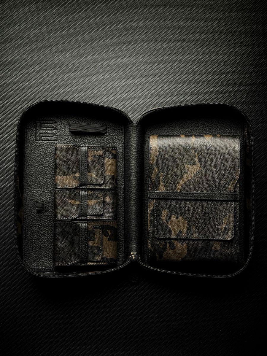 PROJECTCARBON | LEATHER SERIES - CAMOUFLAGE DESIGN TRAVEL CASE - HK CohCigars -雪茄