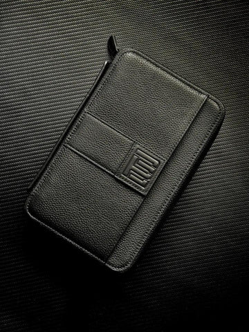 PROJECTCARBON | LEATHER SERIES - MIDNIGHT BLACK TRAVEL CASE - HK CohCigars -雪茄