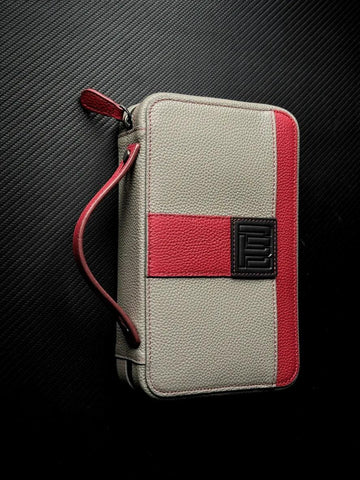 PROJECTCARBON | LEATHER SERIES - SPARTAN GREY TRAVEL CASE - HK CohCigars