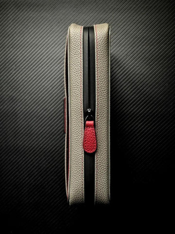 PROJECTCARBON | LEATHER SERIES - SPARTAN GREY TRAVEL CASE - HK CohCigars