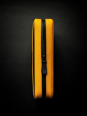 PROJECTCARBON | LEATHER SERIES - THE "YELLOW JUMPSUIT" TRAVEL CASE - HK CohCigars