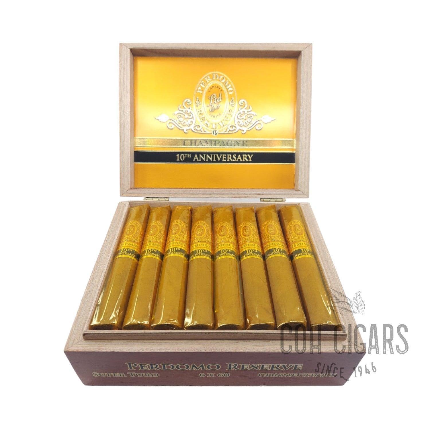Reserve 10th Anniversary Champagne Super Toro | Box 25 | Perdomo cigar - HK CohCigars -雪茄