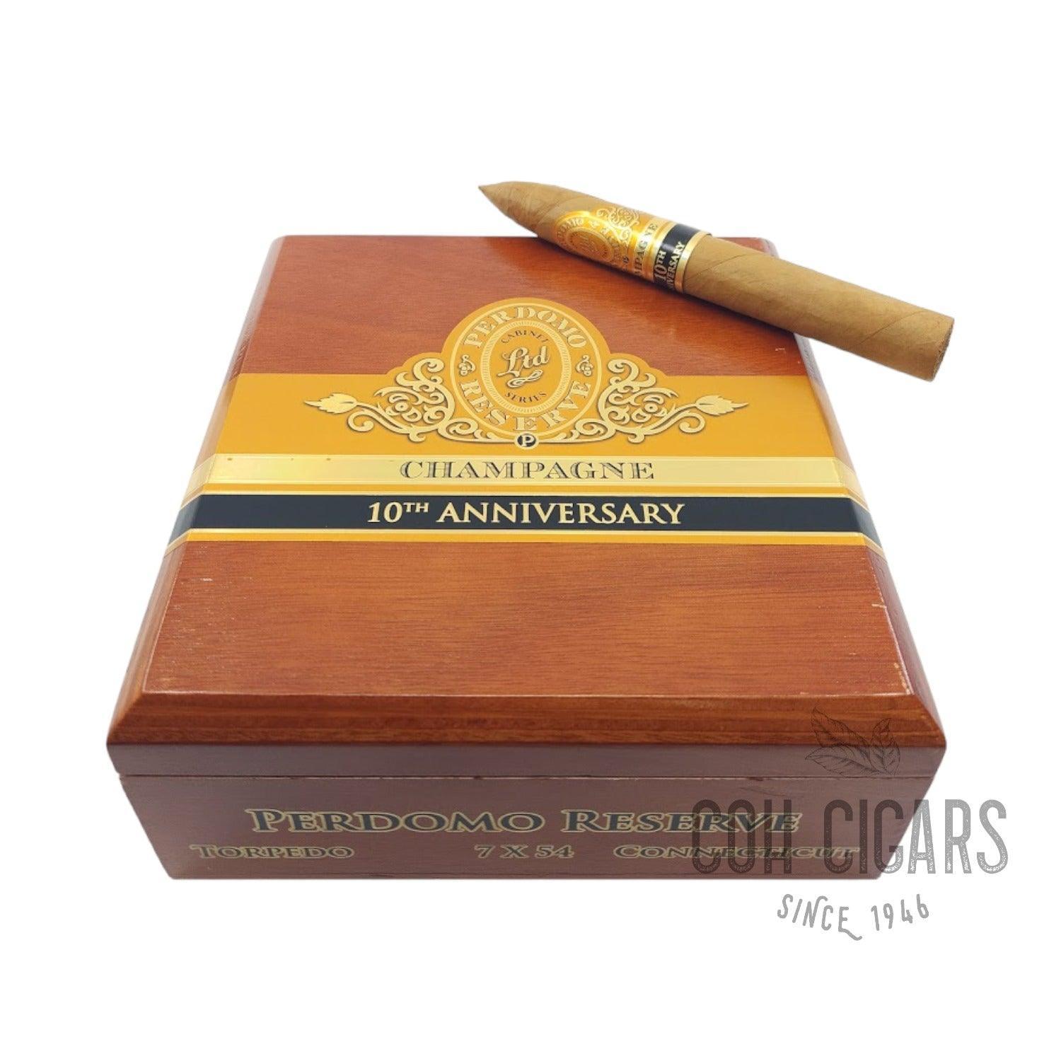 Reserve 10th Anniversary Champagne Torpedo | Box 25 | Perdomo Cigars - HK CohCigars -雪茄