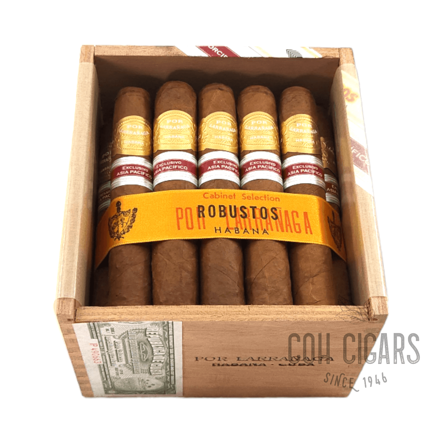 Robustos De Larranaga Regional Release Asia Pacifico 2007 | Box 25 | Por Larranaga cigar - HK CohCigars