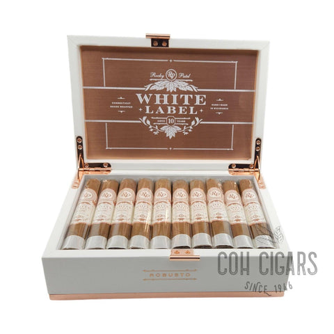 Rocky Patel Cigar | White Label Robusto | Box 20 - HK CohCigars