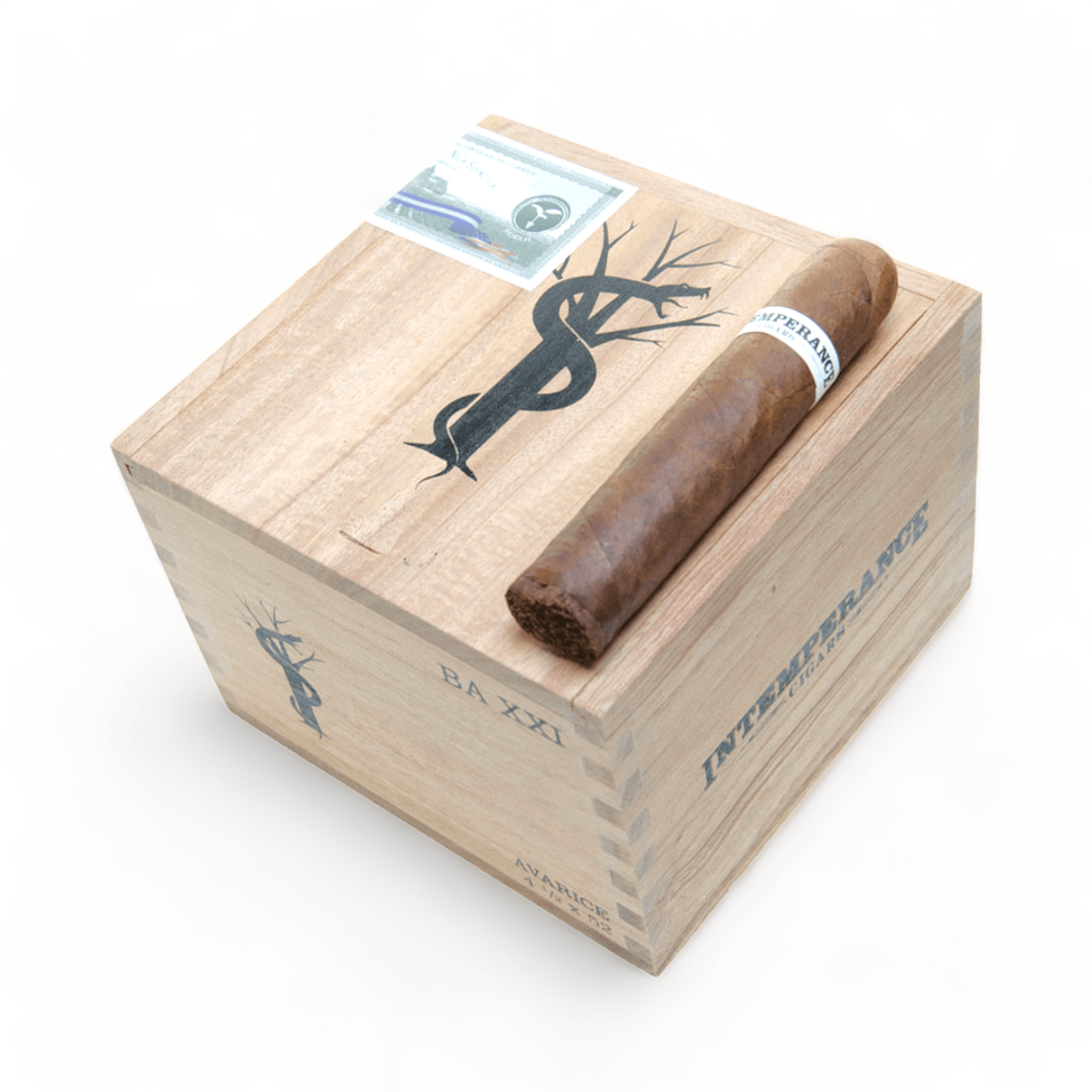 Roma Craft Cigars | Intemperance BA XXI Avarice 4 1/2 x 52 | Box of 24 - hk.cohcigars