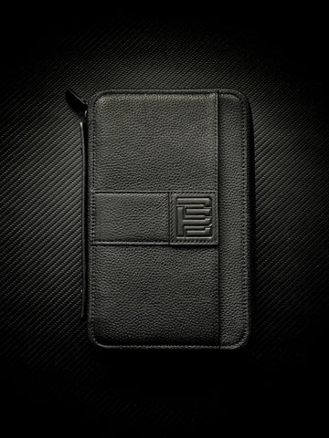 PROJECTCARBON | LEATHER SERIES - MIDNIGHT BLACK TRAVEL CASE