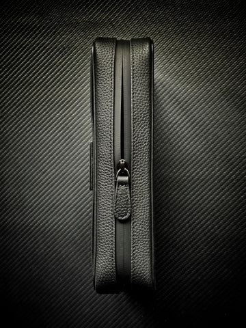 PROJECTCARBON | LEATHER SERIES - MIDNIGHT BLACK TRAVEL CASE