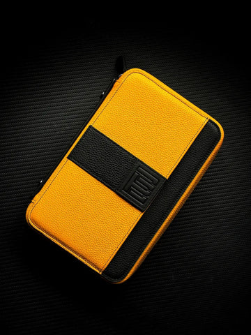 PROJECTCARBON | LEATHER SERIES - THE "YELLOW JUMPSUIT" TRAVEL CASE