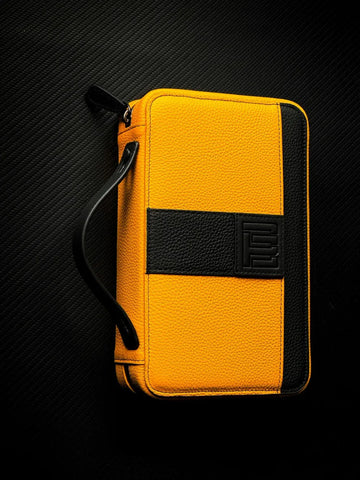 PROJECTCARBON | LEATHER SERIES - THE "YELLOW JUMPSUIT" TRAVEL CASE