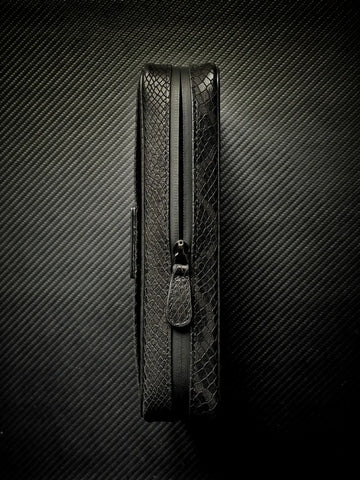 PROJECTCARBON |LEATHER X-SERIES - "DIGITAL SNAKE" TRAVEL CASE