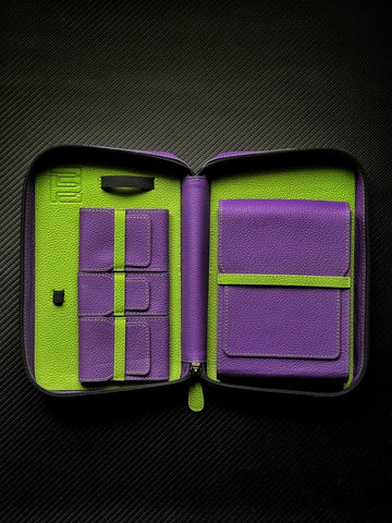 PROJECTCARBON | LEATHER SERIES - "THE LAST LAUGH" TRAVEL CASE