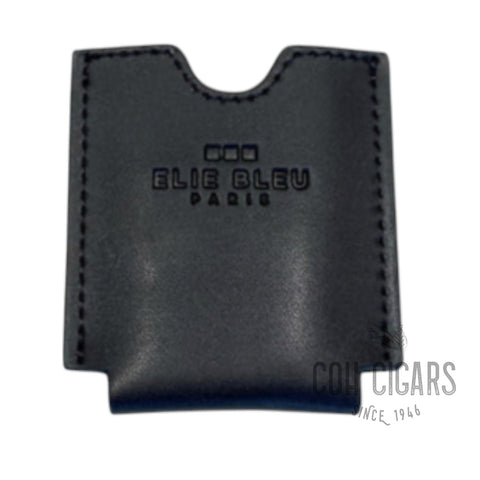 EBC4 Cigare-cutter Case Black Leather | 1 PC | ELIE BLEU cigar